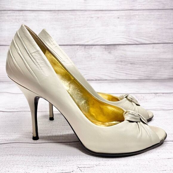 Cathy Jean Brazilian Leather Heels size 7‎ - Picture 3 of 6